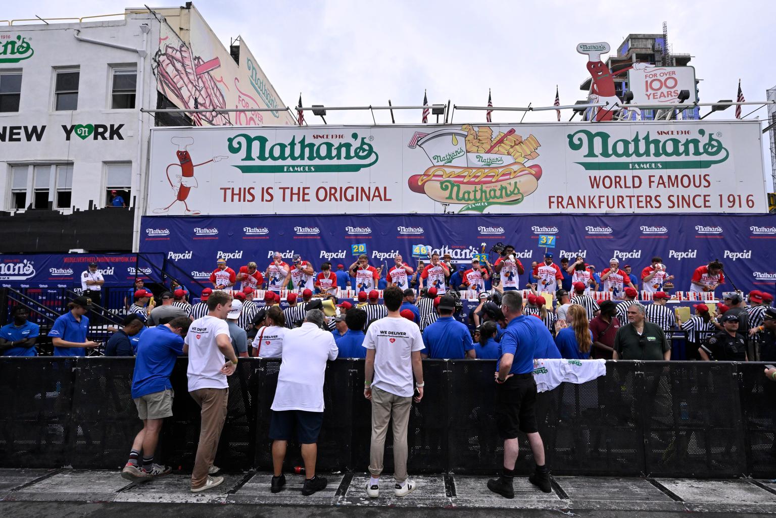 Chestnut has won but one of Nathan’s hot dog-eating contests since 2007